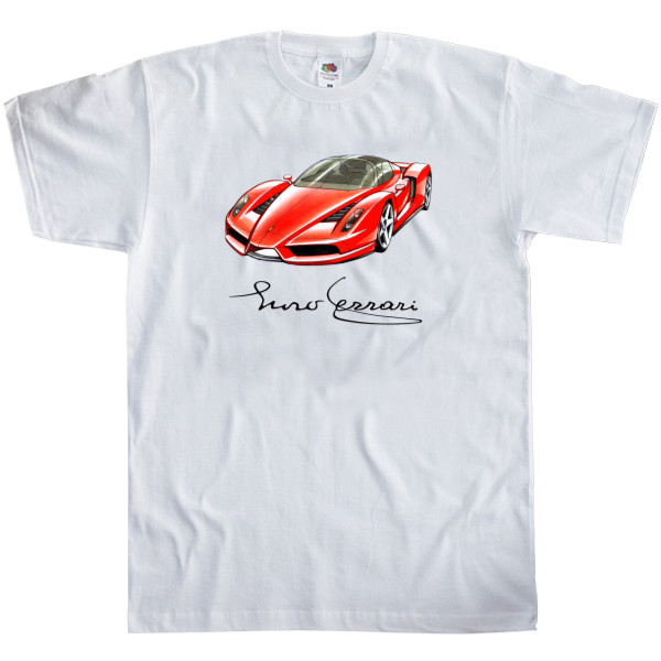 Футболка Класика Чоловіча Fruit of the loom - Ferrari Enzo - Mfest