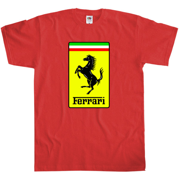 Men's T-Shirt Fruit of the loom - Ferrari logo 1 - Mfest