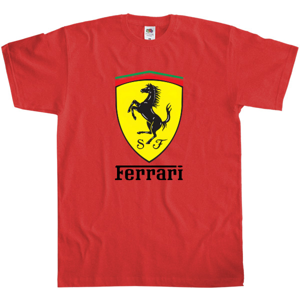 Men's T-Shirt Fruit of the loom - Ferrari logo 2 - Mfest