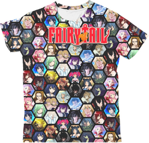 Man's T-shirt 3D - fairy tail - Mfest