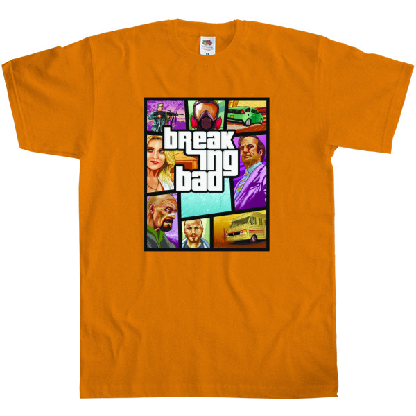 Футболка Класика Чоловіча Fruit of the loom - The Breaking Bad GTA - Mfest