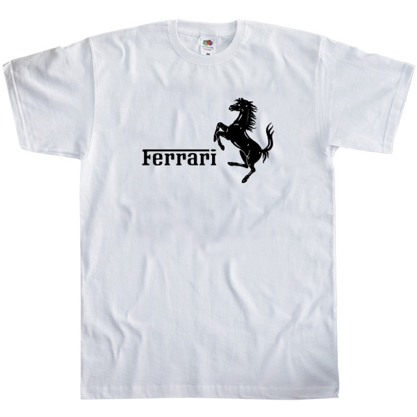 Men's T-Shirt Fruit of the loom - Ferrari logo 4 - Mfest