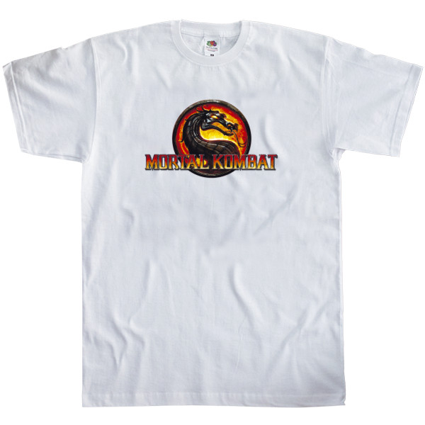 Men's T-Shirt Fruit of the loom - Mortal Kombat Logo - Mfest