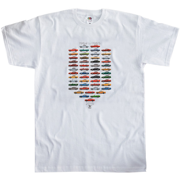 Men's T-Shirt Fruit of the loom - Ford GT evolution - Mfest