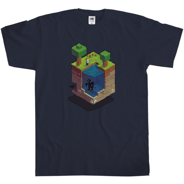 Men's T-Shirt Fruit of the loom - Minecraft Art - Mfest