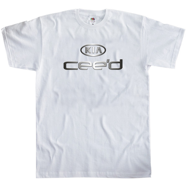 Men's T-Shirt Fruit of the loom - Kia Ceed Logo - Mfest