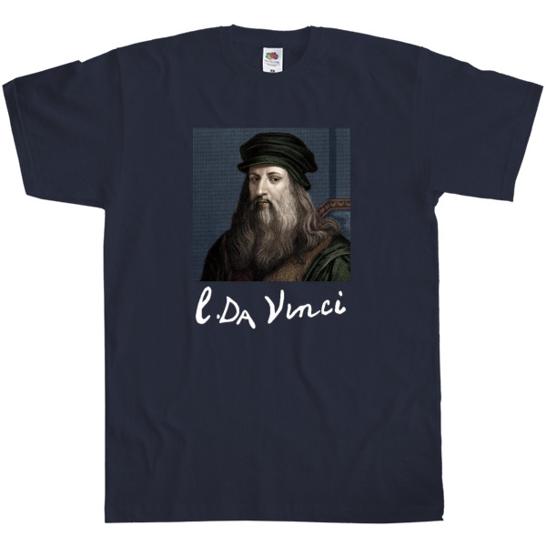 Men's T-Shirt Fruit of the loom - Leonardo da Vinci3 - Mfest