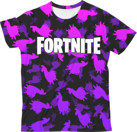 Man's T-shirt 3D - Fortnite (Лама) - Mfest