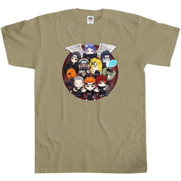 Men's T-Shirt Fruit of the loom - Chibi Akatsuki - Mfest