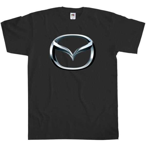 Футболка Классика Мужская Fruit of the loom - Mazda Logo 1 - Mfest