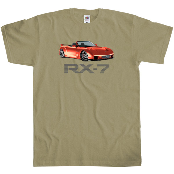 Men's T-Shirt Fruit of the loom - Mazda RX-7 - 2 - Mfest