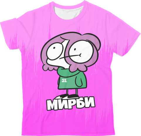 Man's T-shirt 3D - Мирби (1) - Mfest