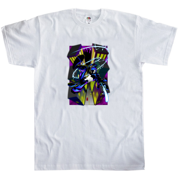 Men's T-Shirt Fruit of the loom - Черный человек паук - Mfest