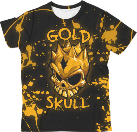 Man's T-shirt 3D - STANDOFF 2 [GOLD SKULL] 5 - Mfest