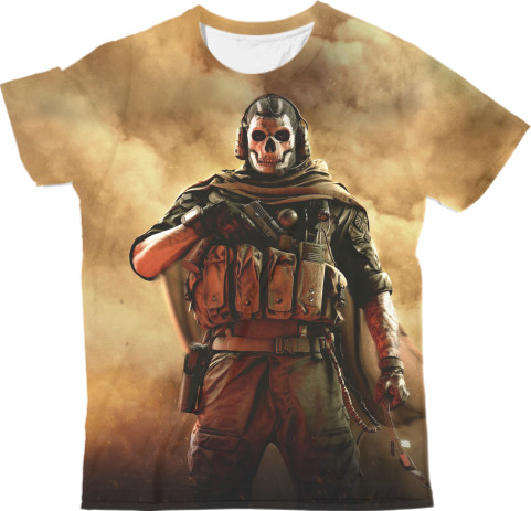 Man's T-shirt 3D - Call of duty Ghost - Mfest