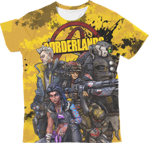 Man's T-shirt 3D - BORDERLANDS [4] - Mfest