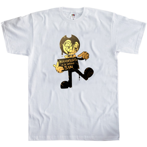 Men's T-Shirt Fruit of the loom - Bendy And The Ink Machine 4 - Mfest