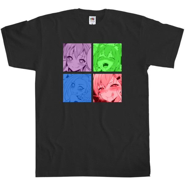 Men's T-Shirt Fruit of the loom - ahegao - Mfest