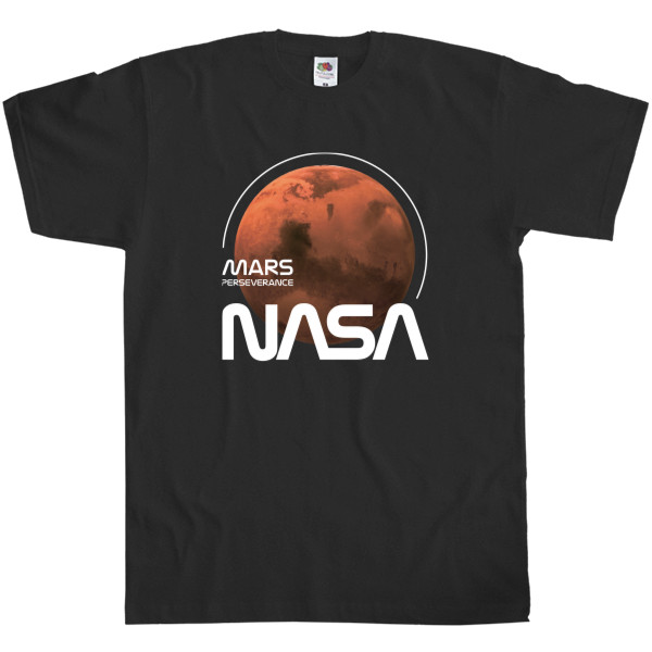 NASA - Men's T-Shirt Fruit of the loom - NASA Mars Perseverance - Mfest