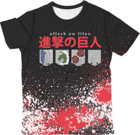 Man's T-shirt 3D - АТАКА ТИТАНОВ (ATTACK ON TITANS) 27 - Mfest