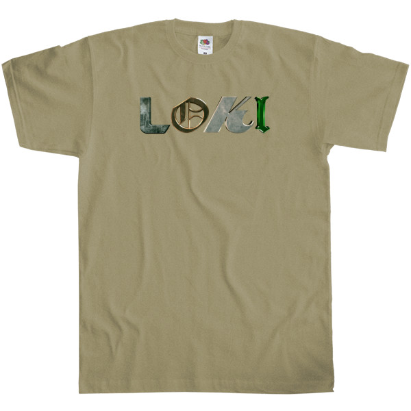 Men's T-Shirt Fruit of the loom - loki logo - Mfest