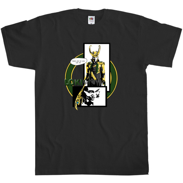 Men's T-Shirt Fruit of the loom - loki comics fan art - Mfest