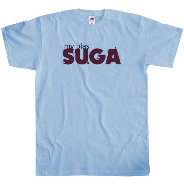 Men's T-Shirt Fruit of the loom - my bias is SUGA - Mfest