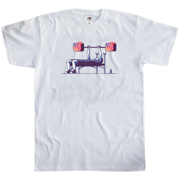 Men's T-Shirt Fruit of the loom - Instagram Sport - Mfest