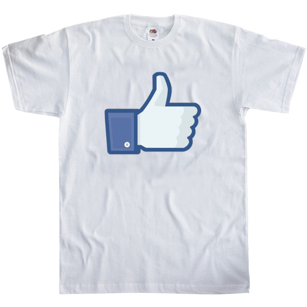 Men's T-Shirt Fruit of the loom - Facebook Like - Mfest