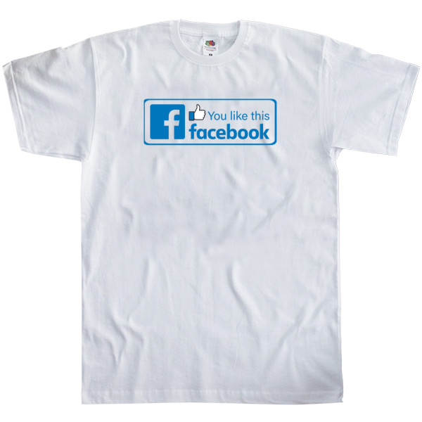 Men's T-Shirt Fruit of the loom - Facebook 6 - Mfest