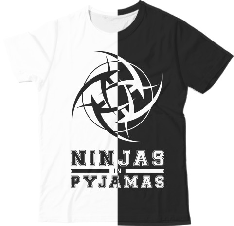 Man's T-shirt 3D - Ninjas in Pyjamas [2] - Mfest