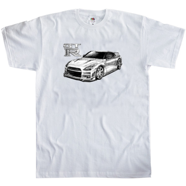 Men's T-Shirt Fruit of the loom - Nissan - GTR 4 - Mfest