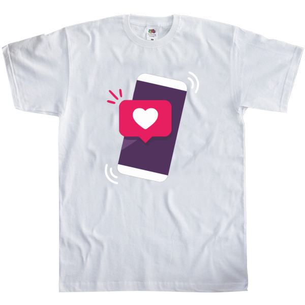 Men's T-Shirt Fruit of the loom - Phone Like - Mfest