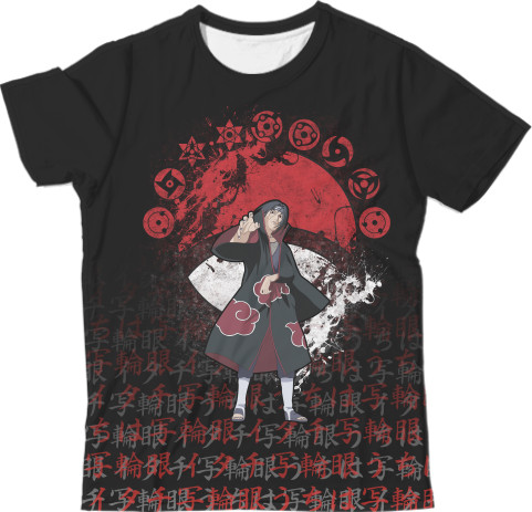 Man's T-shirt 3D - ITACHI UCHIHA - Mfest