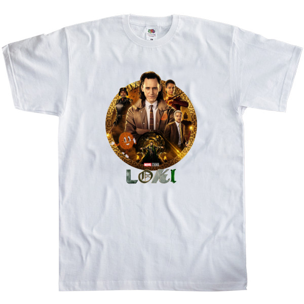 Men's T-Shirt Fruit of the loom - Локи / Loki - Mfest