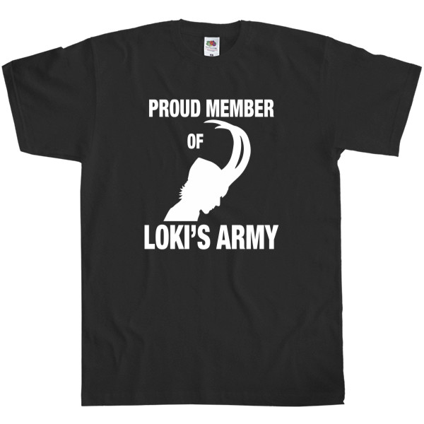 Men's T-Shirt Fruit of the loom - Локи / Loki 3 - Mfest