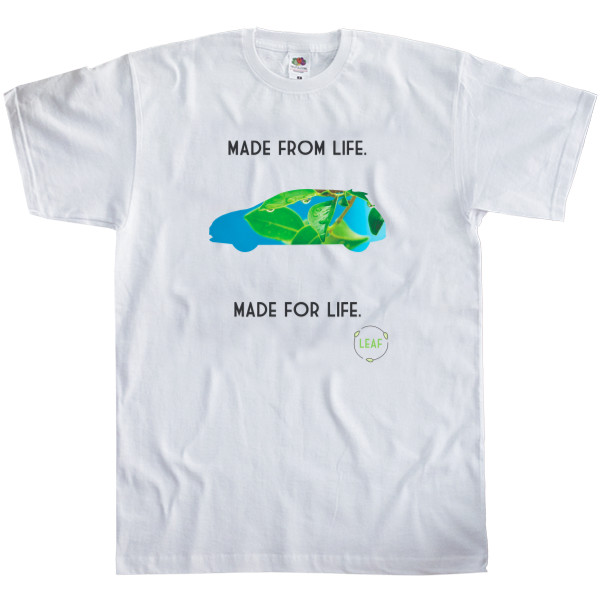 Men's T-Shirt Fruit of the loom - Nissan - Leaf 3 - Mfest